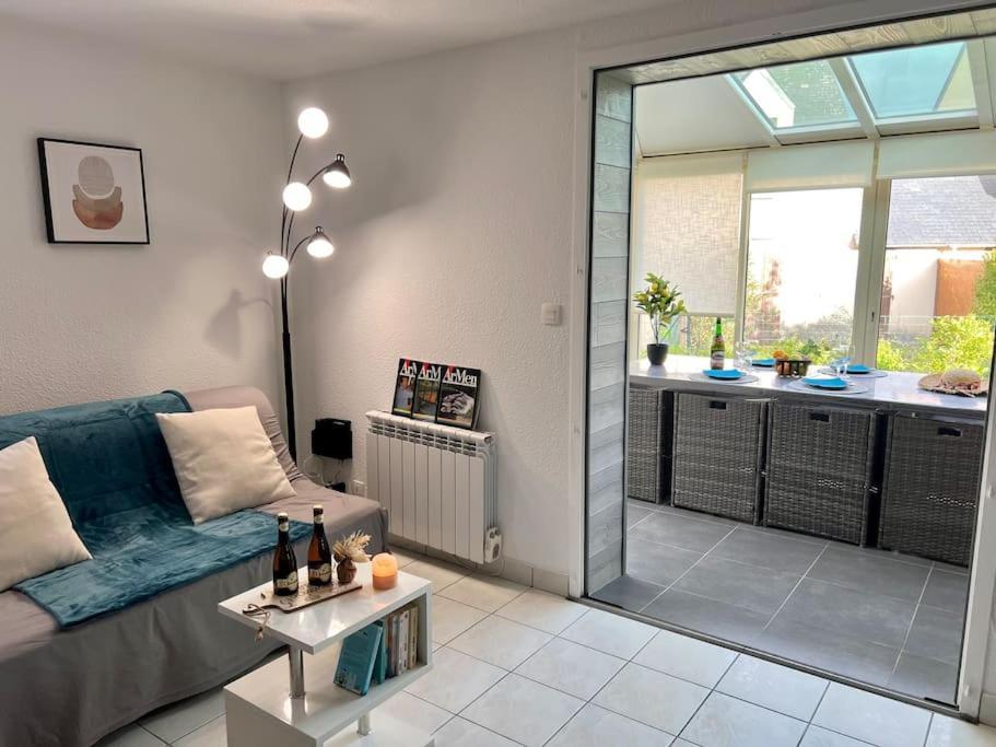 Perle Beach, Petite Maison Situee En Bord De Plage, Piscine. 基代利普拉格 外观 照片
